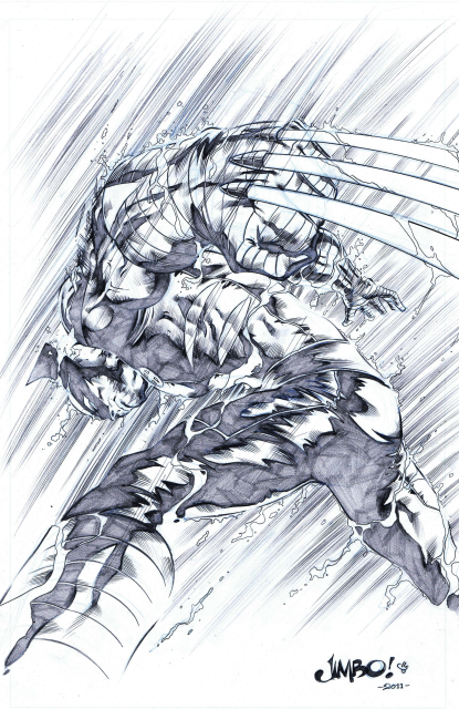 Wolverine; pencils by Jimbo Salgado