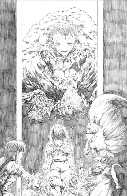 Spirited Away; pencils by Brian Soriano