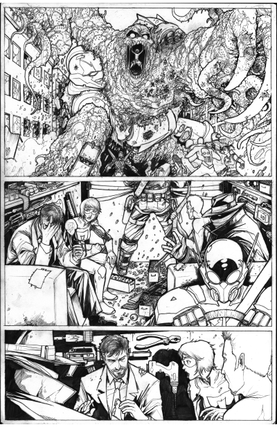 SUPER! #3, Page 13; pencils by Zack Dolan