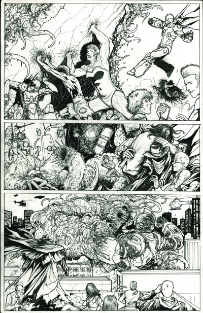 SUPER! #3, Page 18; pencils by Zack Dolan