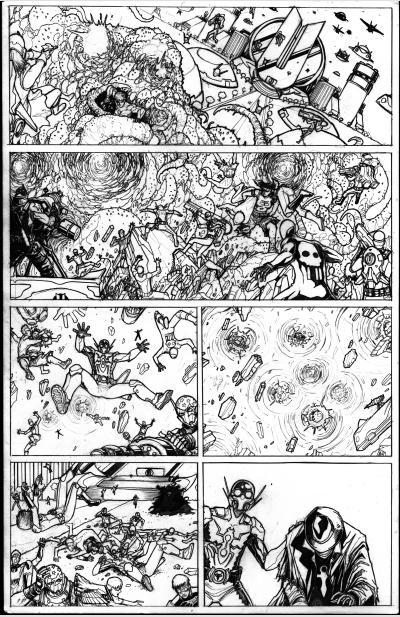 SUPER! #3, Page 21; pencils by Zack Dolan