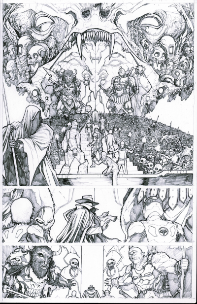 SUPER! #6, Page 18; pencils by Zack Dolan
