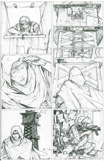 The Surgeon #1, Page 2; pencils by Zack Dolan