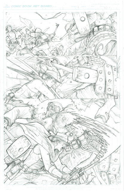 The Surgeon #2, Page 5; pencils by Zack Dolan
